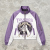 Screen Print Color Block Patchwork Anime Jacket | Cropped Windbreaker | Custom Streetwear Manufacturer