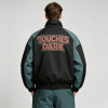 Patchwork DTG Print Dragon Graphic Jacket | Color Block Windbreaker | Custom Streetwear Manufacturer