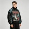 Patchwork DTG Print Dragon Graphic Jacket | Color Block Windbreaker | Custom Streetwear Manufacturer