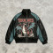 Patchwork DTG Print Dragon Graphic Jacket | Color Block Windbreaker | Custom Streetwear Manufacturer
