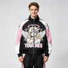 DTG Print Color Block Patchwork Jacket | Anime Graphic Bomber Jacket | Custom Streetwear Manufacturer
