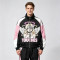 DTG Print Color Block Patchwork Jacket | Anime Graphic Bomber Jacket | Custom Streetwear Manufacturer