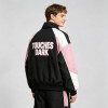 DTG Print Color Block Patchwork Jacket | Anime Graphic Bomber Jacket | Custom Streetwear Manufacturer