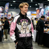 DTG Print Color Block Patchwork Jacket | Anime Graphic Bomber Jacket | Custom Streetwear Manufacturer