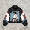Screen Print Patchwork Anime Jacket | Color Block Zip Windbreaker | Custom Streetwear Manufacturer