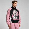 Screen Print Color Block Patchwork Jacket | Anime Graphic Jacket | Custom Streetwear Manufacturer