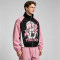 Screen Print Color Block Patchwork Jacket | Anime Graphic Jacket | Custom Streetwear Manufacturer
