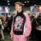 Screen Print Color Block Patchwork Jacket | Anime Graphic Jacket | Custom Streetwear Manufacturer