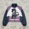 Screen Print Color Block Patchwork Jacket | Anime Cropped Windbreaker | Custom Streetwear Manufacturer