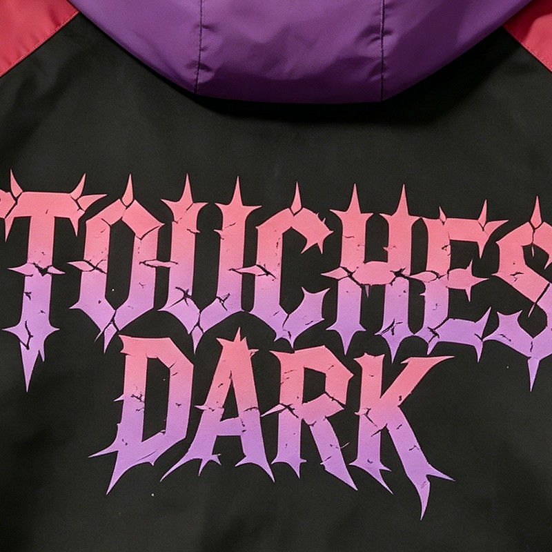 Patchwork DTG Print Anime Samurai Jacket