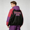 Patchwork DTG Print Anime Samurai Jacket | Color Block Hooded Windbreaker | Clothing Manufacturer