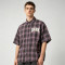 Custom Vintage Streetwear Clothing Washed Plaid Shirt — Ripped Distressed with Screen Print