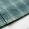 Custom Vintage Streetwear Clothing Patch Embroidery Plaid Shirt — Spray Dye Washed