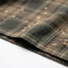 Custom 100% Cotton Vintage Streetwear Clothing Plaid Shirt — Garment Washed with Spray Dye & Patch Embroidery