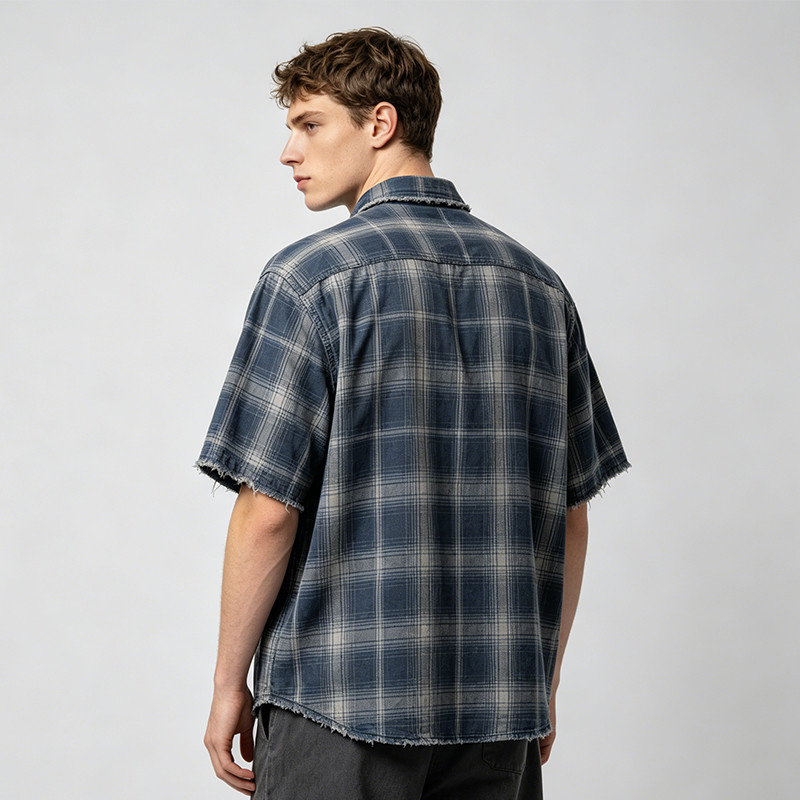 Vintage Streetwear Clothing plaid shirt - styled streetwear look