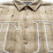 Custom 100% Cotton Vintage Streetwear Clothing Plaid Shirt — Ripped Details with Chain Stitch Embroidery