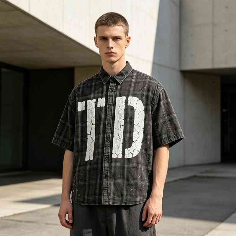 Vintage Streetwear Clothing shirt front view