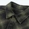 Custom 100% Cotton Vintage Plaid Shirt — Garment Wash with Distressed Details & Rivet Accents