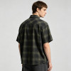 Custom 100% Cotton Vintage Plaid Shirt — Garment Wash with Distressed Details & Rivet Accents