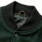 Custom Vintage Baseball Jacket — PU Leather Spliced with Leather Patch Embroidery & Rivet Details