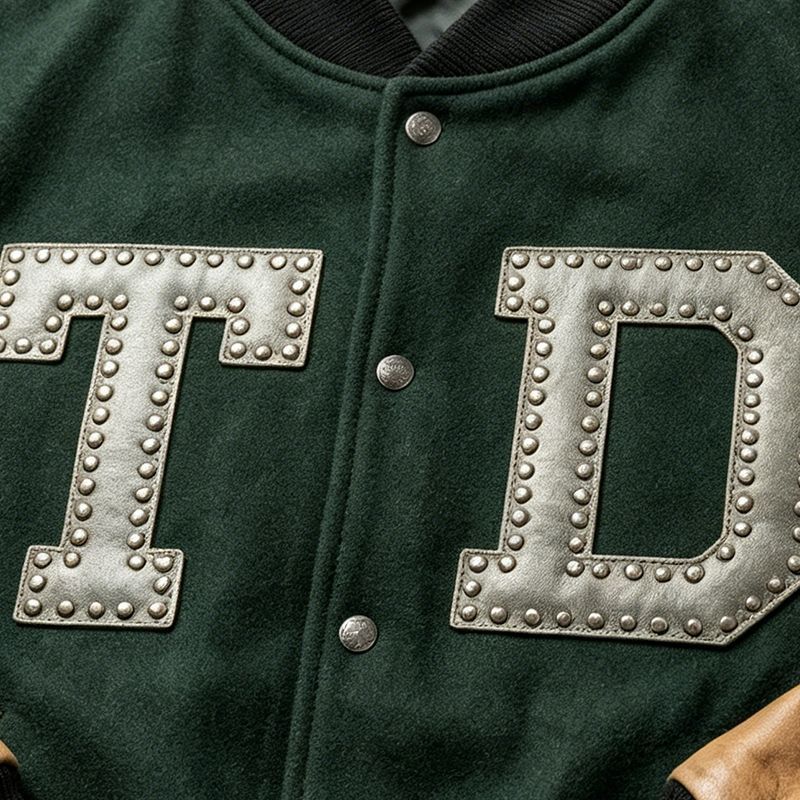 Vintage baseball jacket back