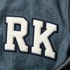 Custom Vintage Baseball Jacket with Towel Embroidery and Wash