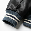 Custom Vintage Baseball Jacket with Towel Embroidery and Wash