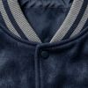 Custom Vintage Baseball Jacket PU Leather Spliced with Patch Embroidery
