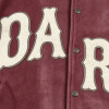 Custom Vintage Baseball Jacket Screen Print with Patch Embroidery
