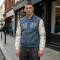 Custom Vintage Baseball Jacket PU Leather Patch Embroidery Spliced