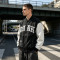 Custom Vintage Baseball Jacket PU Leather Patch Embroidery Spliced