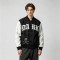 Custom Vintage Baseball Jacket PU Leather Patch Embroidery Spliced