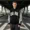 Custom Vintage Baseball Jacket with Screen Print and Patch Embroidery