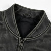Custom Vintage Varsity Jacket PU Leather Patch Embroidery