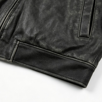 Custom Vintage Varsity Jacket PU Leather Patch Embroidery