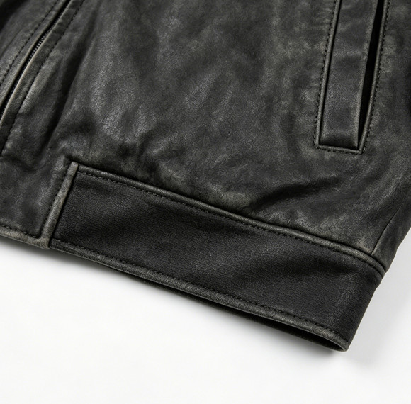 Custom Vintage Varsity Jacket PU Leather Patch Embroidery