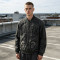 Custom Vintage Varsity Jacket With Rivet and Leather Patch
