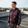 Custom Vintage Varsity Jacket PU Leather Patch Embroidery