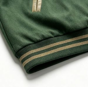 Custom Varsity Jacket PU Leather Patch Embroidery