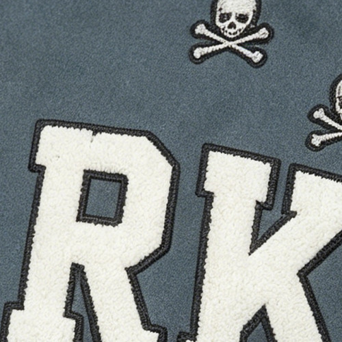 Custom Varsity Jacket PU Leather Towel Embroidery Patch