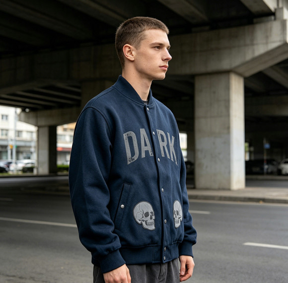 Custom Varsity Jacket 100% Polyester Screen Print Patch