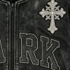 Custom Vintage Varsity Jacket 100% PU Leather Leather Patch
