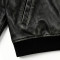 Custom Vintage Varsity Jacket 100% PU Leather Leather Patch