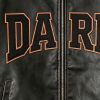 Custom Varsity Jacket 100% PU Leather Screen Print Rivet Patch