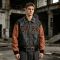 Custom Varsity Jacket 100% PU Leather Screen Print Rivet Patch