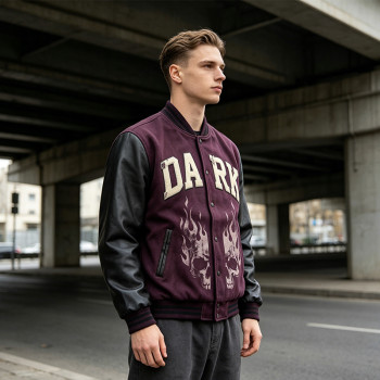 Custom Varsity Jacket Screen Print Towel Embroidery
