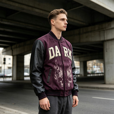 Custom Varsity Jacket Screen Print Towel Embroidery