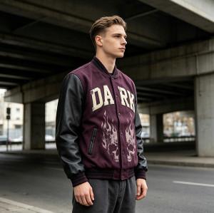 Custom Varsity Jacket Screen Print Towel Embroidery