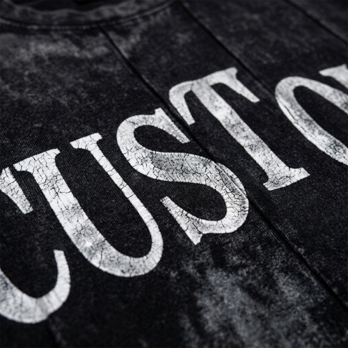 Custom Vintage T-Shirt 100% Cotton Crack Print Wash