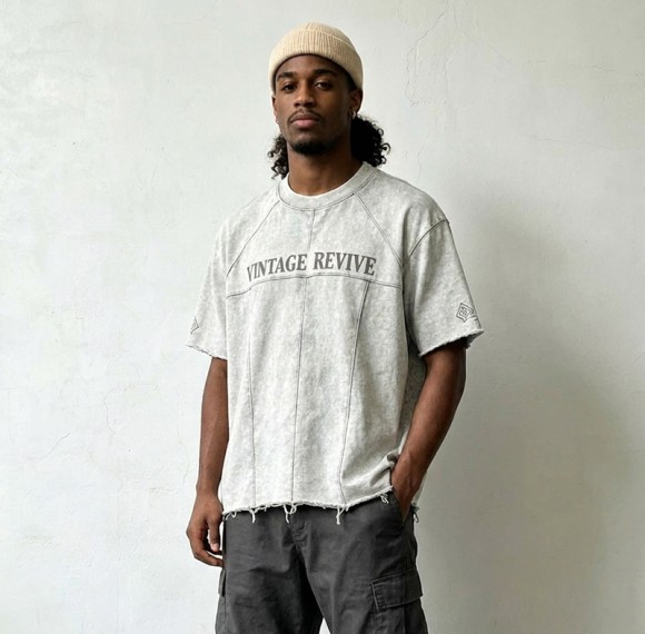 Custom Vintage T-Shirt 100% Cotton Wash DTG